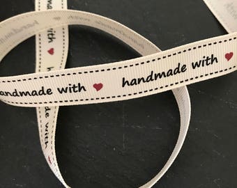 Custom Handmade with love by Personalized Rubber Stamp