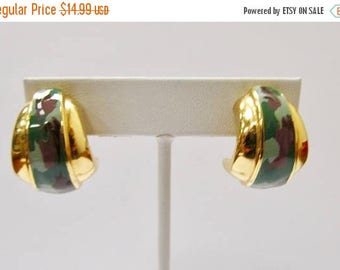ON SALE JOAN Rivers Swirl Enameled Earrings Item K # 836