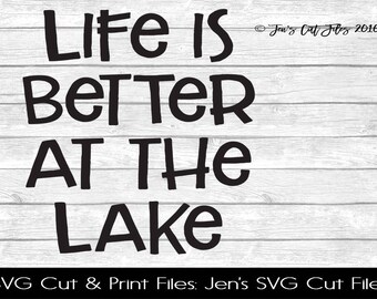 Lake life clip art | Etsy