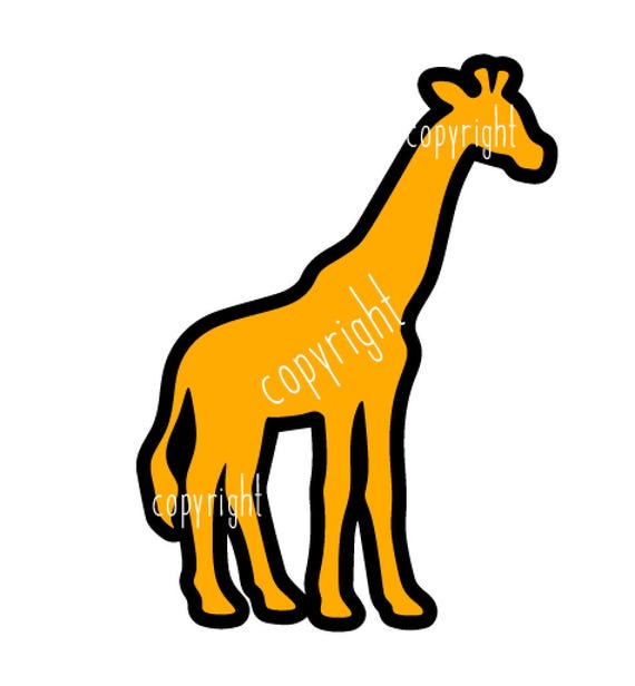 Download giraffe cut file SVG DXF cut file vinyl ready design SVG