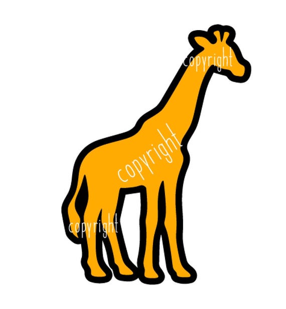 giraffe cut file SVG DXF cut file vinyl ready design SVG