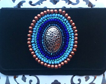 Charm Birth control case - Wallet - Bag - Beaded Wallet - Credit Card Holder -Birth control case -Birth control -Zippered Wallet - Pill Case