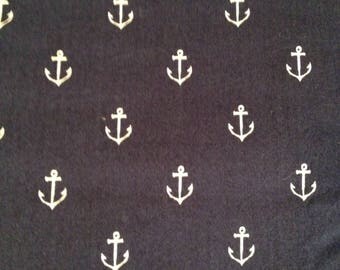 Nautical, Anchors, White Anchors, Navy Blue, Valance, Curtain, Window Treatment, Home & Living, Topper, FREE SHIPPING