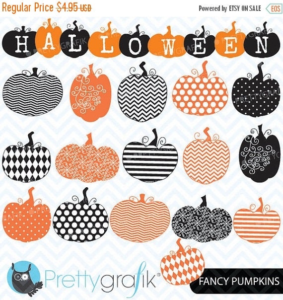 80% OFF SALE pumpkin jack o lantern clipart, commercial use, vector graphics, digital clip art, digital images - CL565 Il_570xn