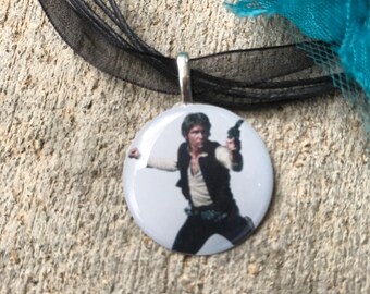 Han Solo Blaster Star Wars Necklace Pendant