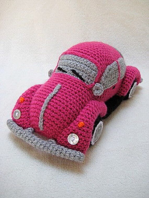 Amigurumi VW Beetle Volkswagen Inspired VW Bug Car Crochet Pattern PDF ...