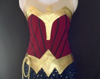 Wonder Woman inspired running outfit