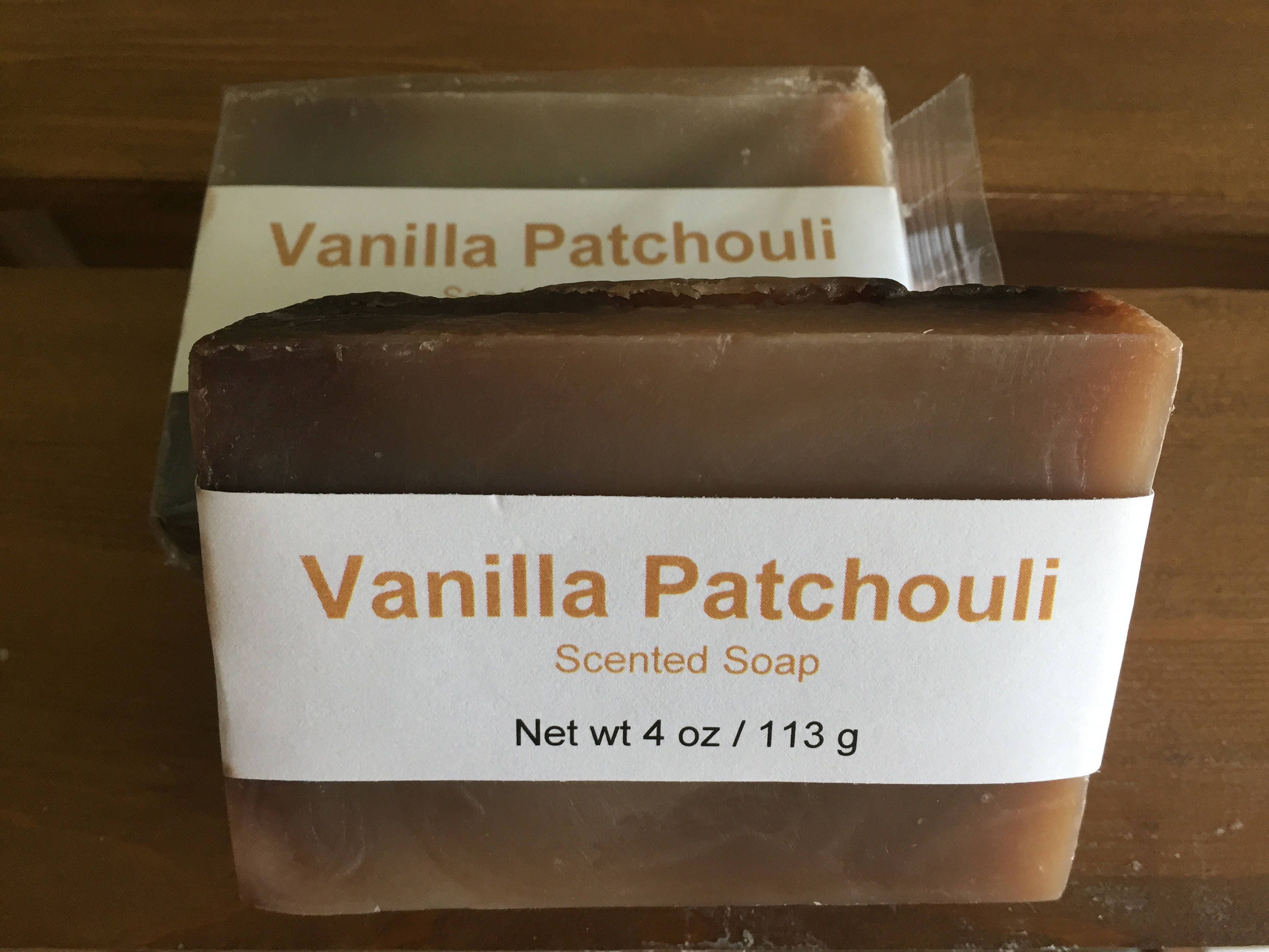 Vanilla and Patchouli Scented Cold Process Soap with Shea Butter