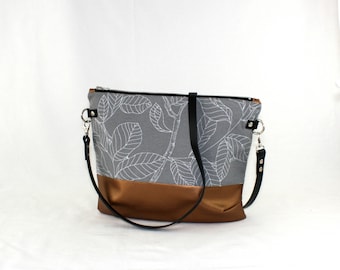 Twigs copper cross body bag with leather handle, ladies handbag, handbag, shoulder bag, Tote, ladies bag