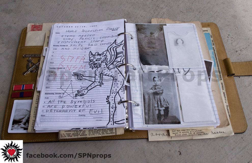 Supernatural John Winchester's Journal Do it