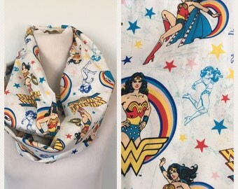 Scarf - Wonder Woman - Infinity Knit New Licenced Ks4skgdco