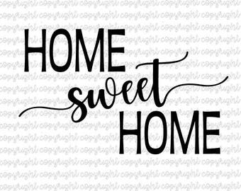 Free Free 344 Silhouette Home Sweet Home Svg Free SVG PNG EPS DXF File