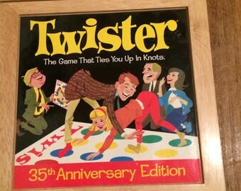 NEW Twister 35th Anniversary Edition COLLECTORS Wooden Box Milton Bradley RARE NEW Twister 35th Anniversary Edition COLLECTORS Wooden Box Milton Bradley RARE