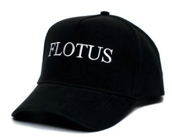 FLOTUS Embroidered Melania Trump One Size Unisex Baseball Cap Hat Black