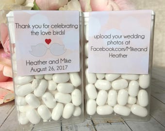 Wedding favor sticker, Mint to Be wedding favor label, Wedding favors for guests, Wedding favors candy, Tic Tac labels, Tic Tac Favor labels