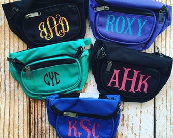Fanny Pack, Hip Bag, Sports Bag, Weather Resistant, 3 Zipper, Adjustable, Running and Fitness, Vacation, Tourist, Beach, Vacation