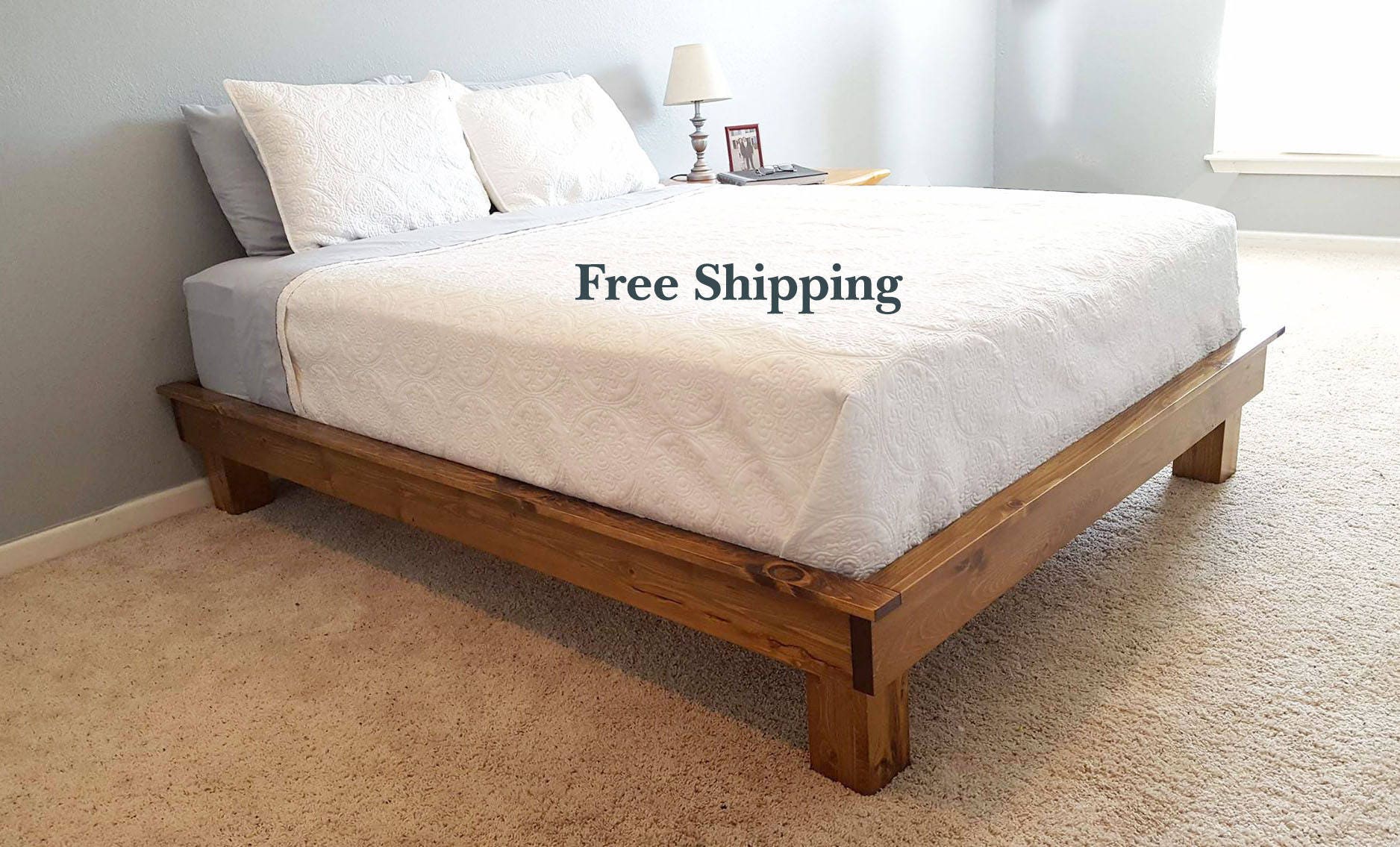 Platform Bed Chunky Leg Platform Bed Dani Platform Bed