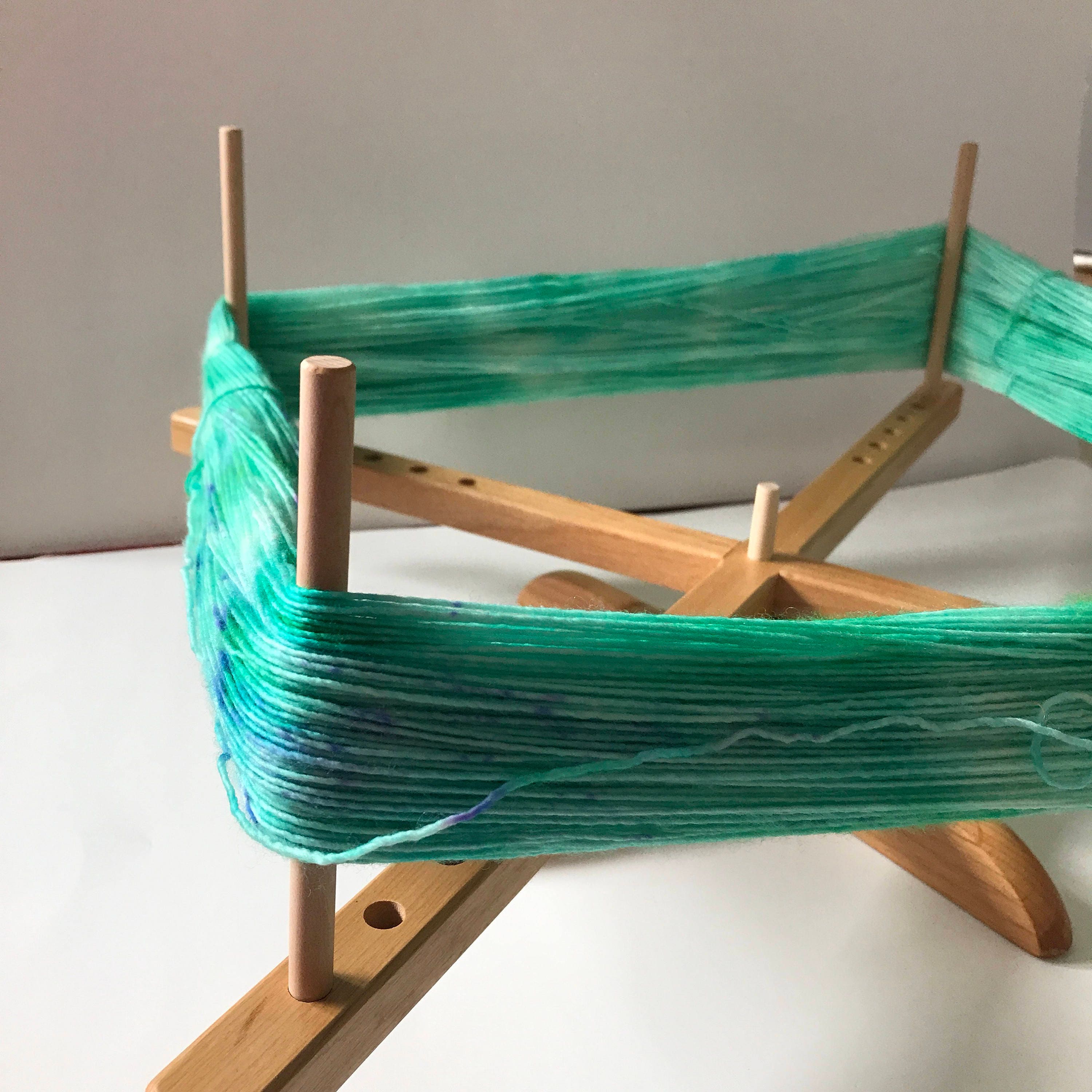 Yarn Swift by Chiao Goo // Natural Wood // Amish Style Table