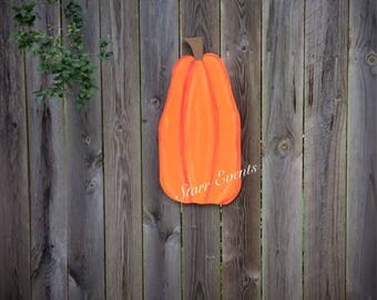 Large Wood pumpkins. Fall decor. Autumn decor. Fall door decor. Fall door hanger. Hand painted Wooden pumpkins. Fall signs Fall decorations