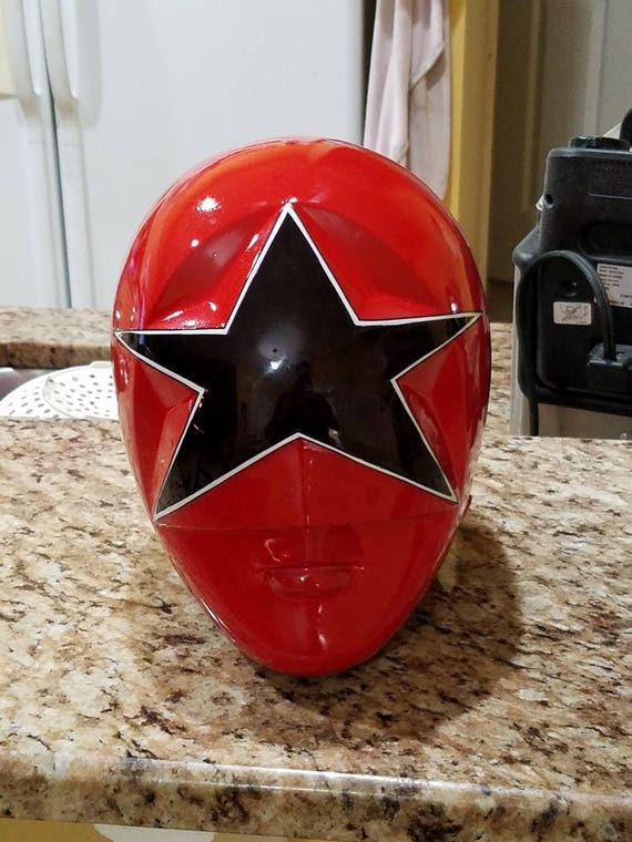 power rangers ninja storm red ranger helmet