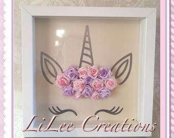 unicorn frame etsy