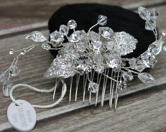 FAST SHIPPING!!! Bridal Hair Comb, Wedding Hair Comb, Crystal Hair Comb, Swarovski Hair Comb, Headpiece, Crystal Headpiece, Bridal Headpiece