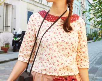 My lovely peter pan collar top