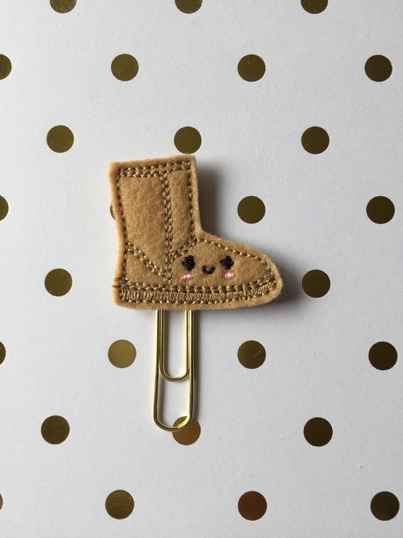 Winter Boot planner Clip/Planner Clip/Bookmark. Boot Planner clip. Ugg planner clip. Shoe planner clip