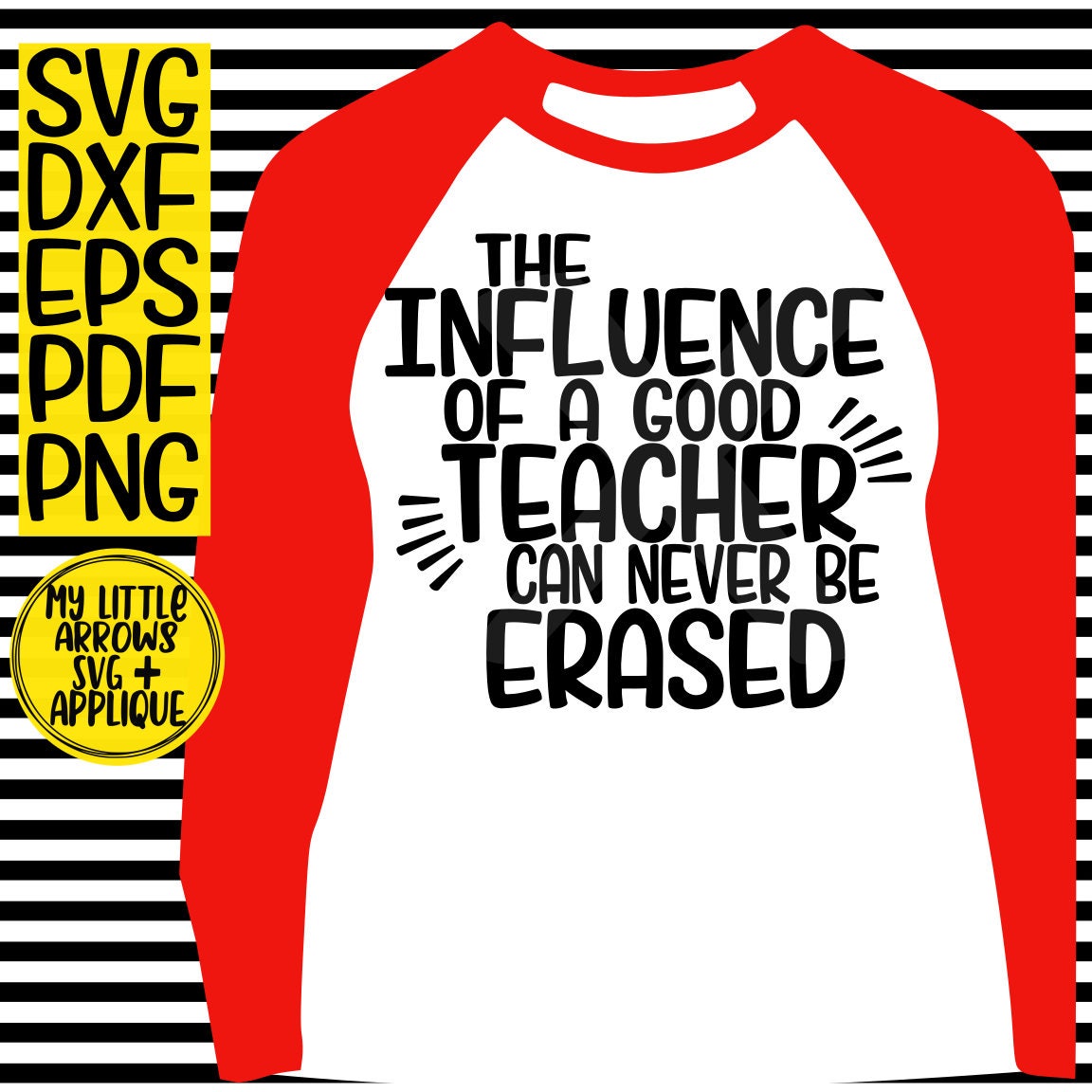 Download The influence of a teacher SVG DXF EPS png Cricut
