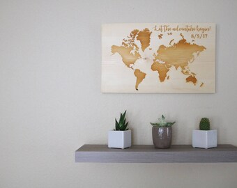 Wooden World Map Wall Art wood world map | etsy Wooden World Map Wall Art wood world map | etsy