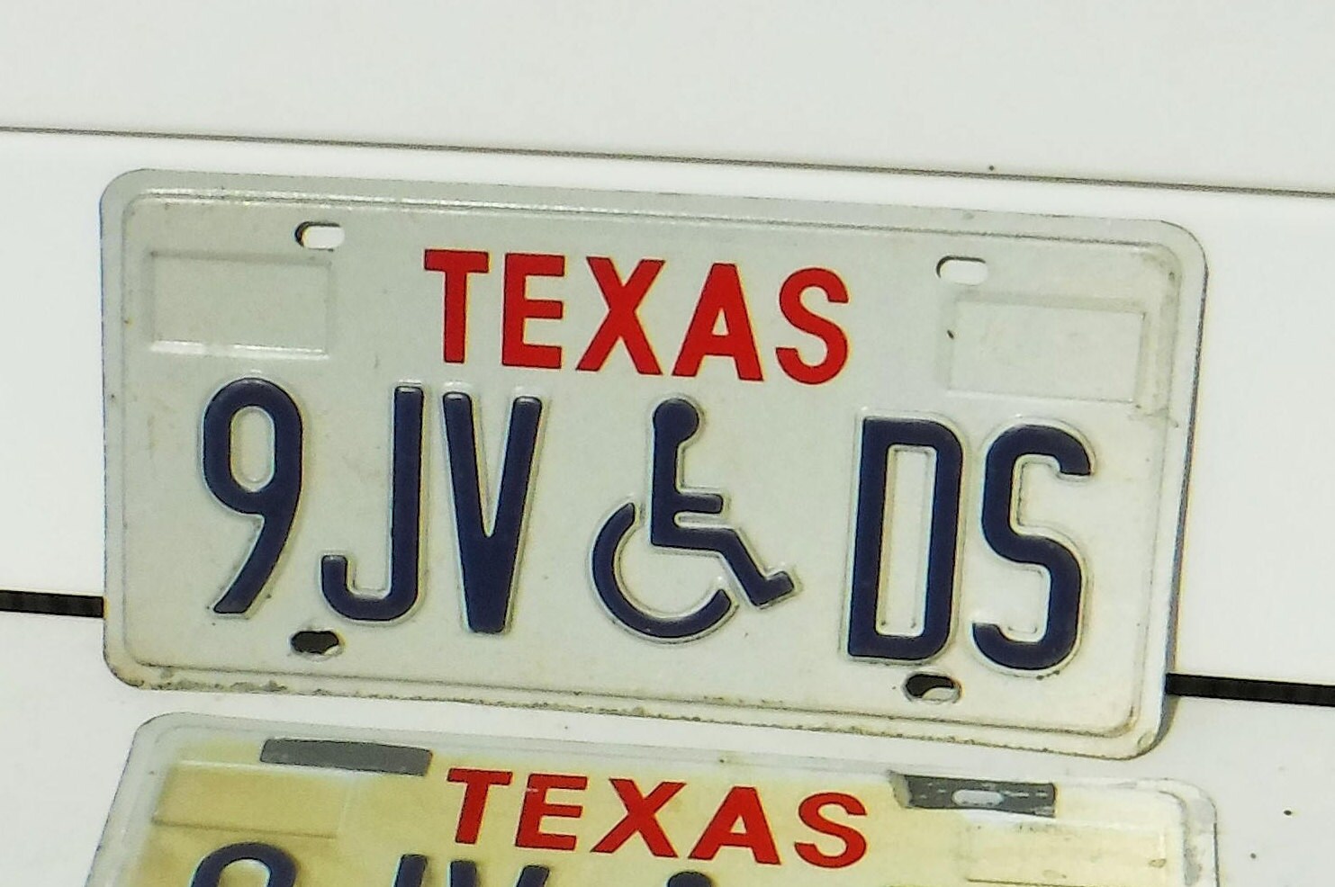 Texas License Plate Handicapped License Plate Texas