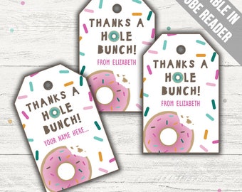 Donut thank you | Etsy