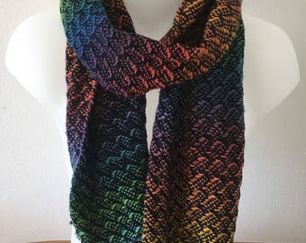 Rainbow scarf