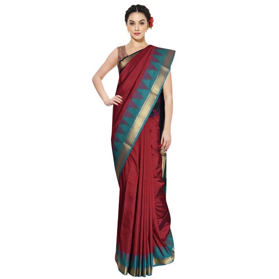 traditional temple border silk sarees