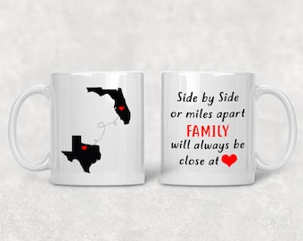 Miles Apart...but Close At Heart. Mug