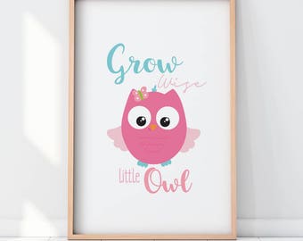 Owl wall art | Etsy