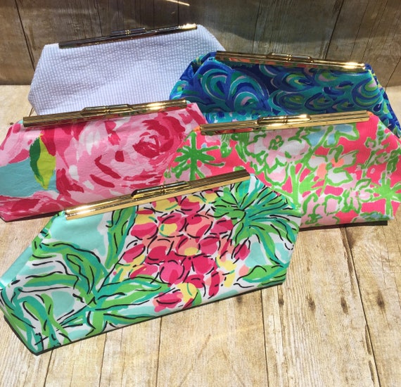 Custom Made Lilly Pulitzer Clutch Envelope Purse