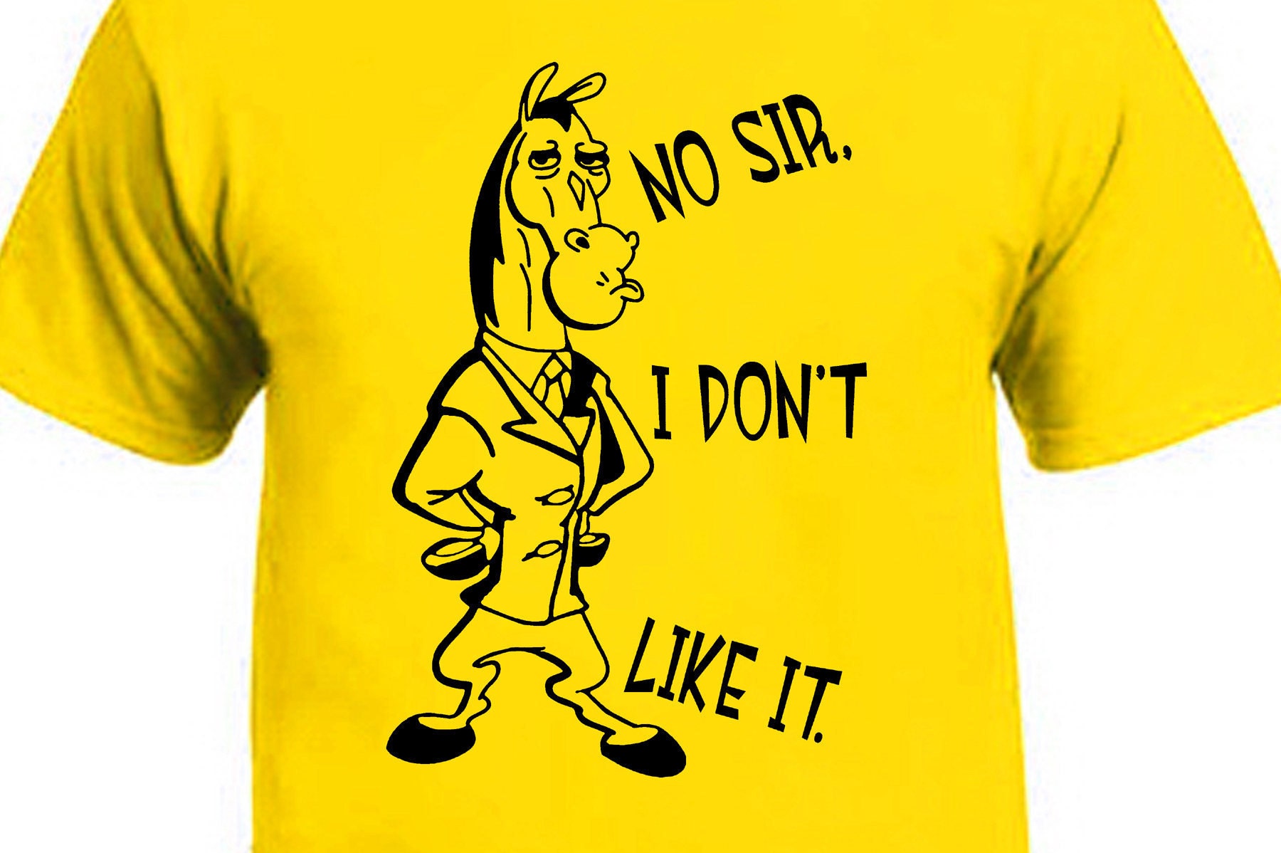 Ren and Stimpy Mr. Horse No Sir I Don't Like It Tshirt