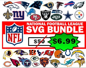 NFL svg BUNDLE, All teams svg, dallas cowboys svg, arizona cardinals svg, green bay packers svg, new orleans saints svg, svg, svg files