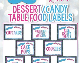Dessert table labels | Etsy