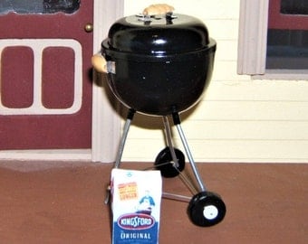 Town Square Miniatures Casa Delle Bambole Deluxe BBQ Barbecue - Foto 9