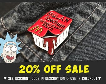 RICK SZECHUAN SAUCE - Rick and Morty forever Wubba lubba Mulan McNugget Sauce teriyaki Chicken Mr Meeseeks get schwifty sanchez