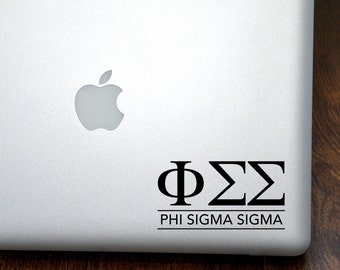 Phi Sigma Sigma Decal