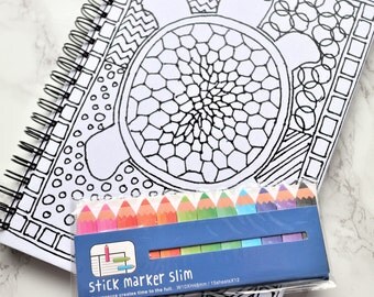 pencil crayon bookmark sticky page memo notes, teacher organiser marker divider, kawaii post it notes, planner and journal accessories,