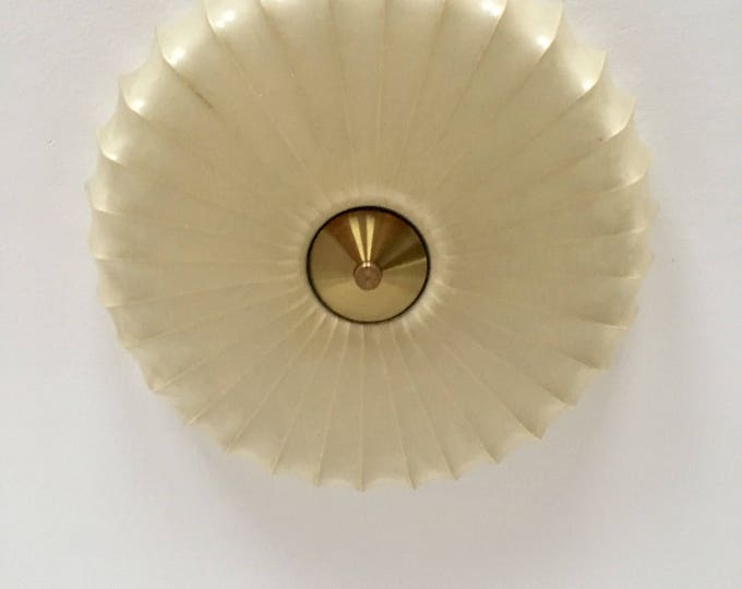 Big and beautiful cocoon wall or ceiling lamp | 1950 's | Mid-century Modern |