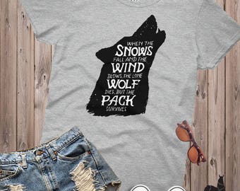 Game of Thrones Stark T-Shirt House Stark shirt GOT shirt Winter is coming The north Remembers Direwolf Jon Snow Arya Stark Sansa Stark
