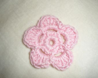 Set of four flowers cotton
