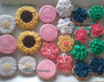 Cookie flower bouquet (10u)