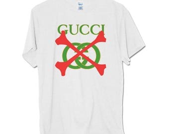 This Is Not Gucci t shirt , gucci bone cross T-shirt Savage 21 inspired