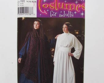 Star Wars, Princess Leia Costume Adult Size 14 - 20 Simplicity 0577 - Uncut and OOP